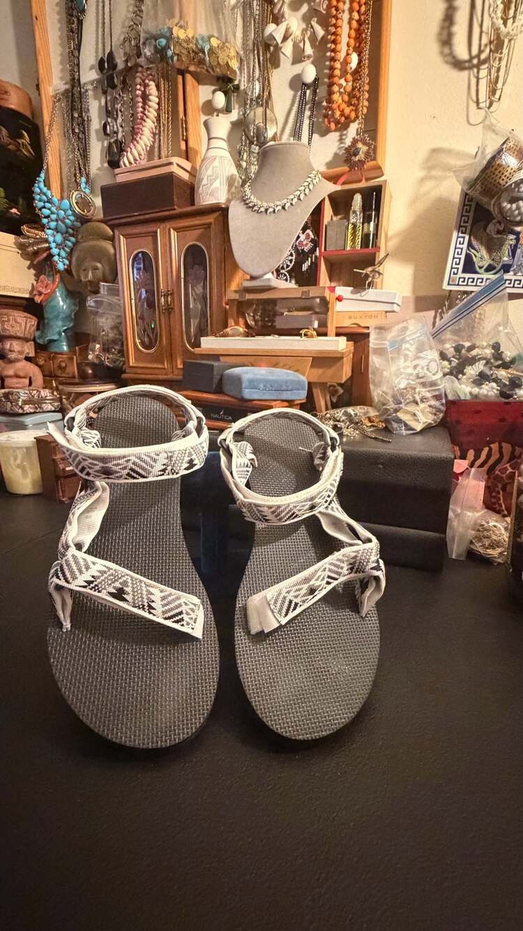 Teva Original Universal Sandals Boomerang White